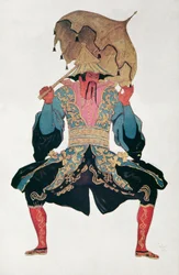 Costume pour un Chinois, de La Belle au bois dormant, 1921